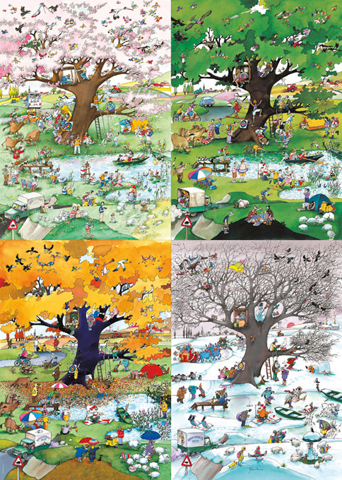 4 Seasons 2000 Piece Jigsaw Puzzle by Heye