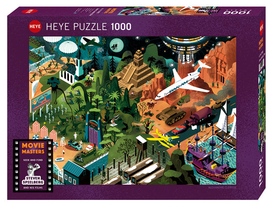 Movie Masters: Steven Spielberg Films 1000 Piece Jigsaw Puzzle by Heye