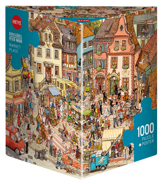 Market Place 1000 Piece Jigsaw Puzzle by Heye