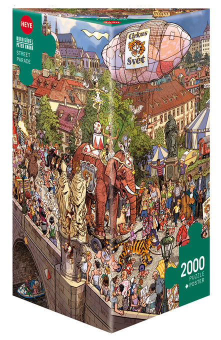 Street Parade 2000 Piece Jigsaw Puzzle by Heye