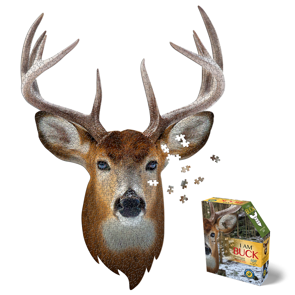 I Am Buck 550 Piece Puzzle by Madd Capp