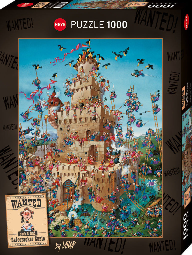 Safecracker Suzie, Wanted! 1000 Piece Jigsaw Puzzle by Heye