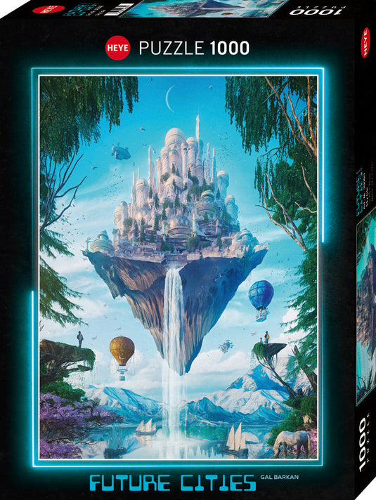 Sky Isle, Future Cities 1000 Piece Jigsaw Puzzle by Heye - 1