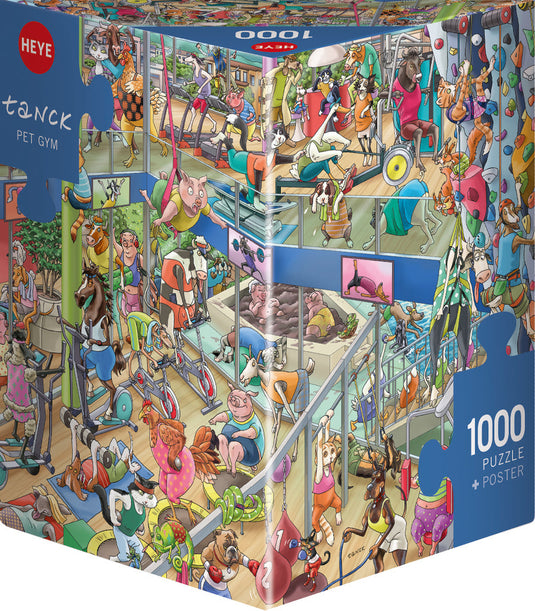 Pet Gym, Tanck, TB 1000 Piece Jigsaw Puzzle by Heye - 1