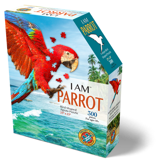 I Am Parrot 300 Piece Puzzle by Madd Capp Box Front