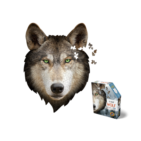 I Am Wolf 300 Piece Puzzle by Madd Capp Main Puzzle