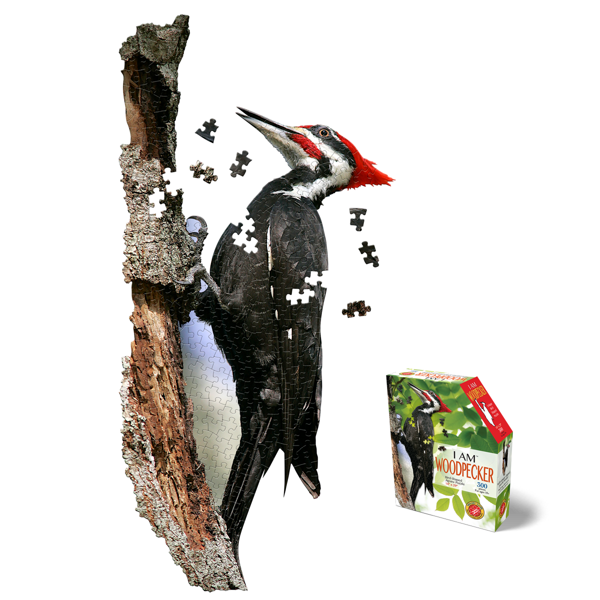 I Am Woodpecker 300 Piece Puzzle by Madd Capp