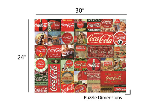 Coca-Cola It's The Real Thing 1000 Piece Jigsaw Puzzle by Springbok