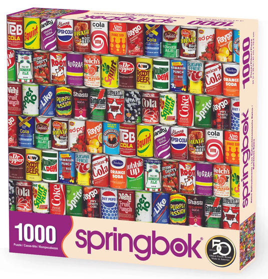 Retro Refreshments 1000 Piece Jigsaw Puzzle by Springbok