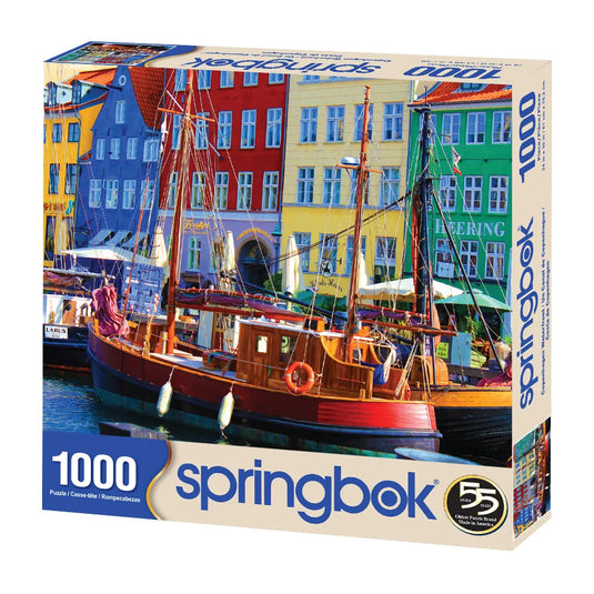 Copenhagen Waterfront 1000 Piece Jigsaw Puzzle by Springbok