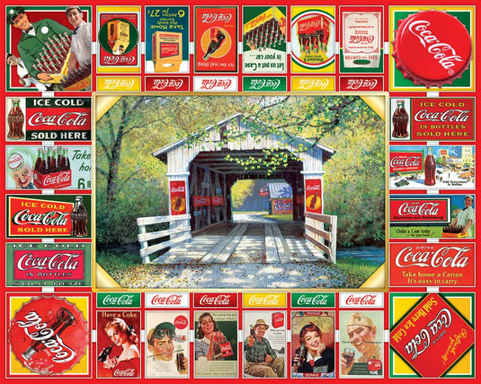 Coca-Cola Gameboard 1000 Piece Jigsaw Puzzle by Springbok