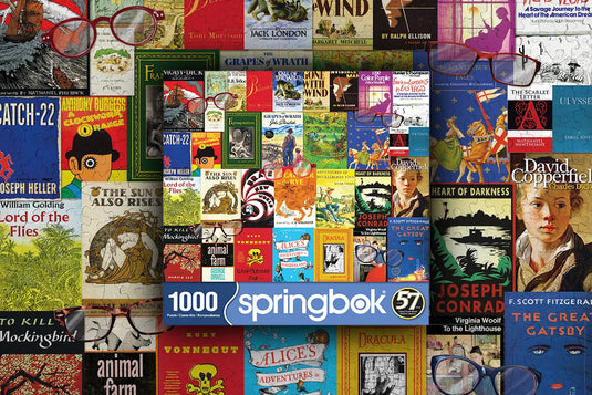 Nostalgic Novels 1000 Piece Jigsaw Puzzle by Springbok