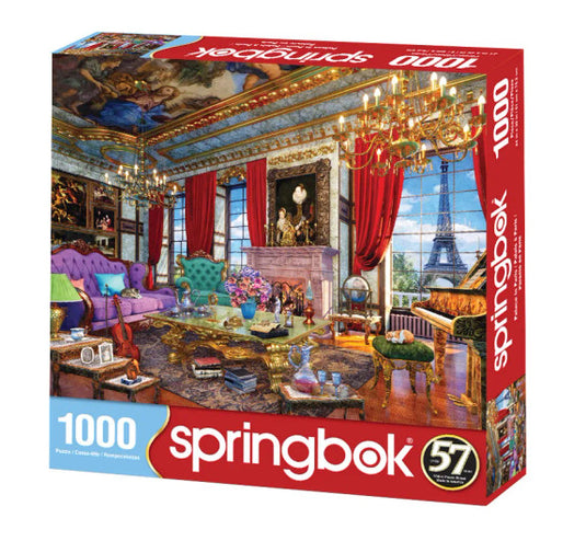Palace in Paris 1000 Piece Jigsaw Puzzle by Springbok - 1