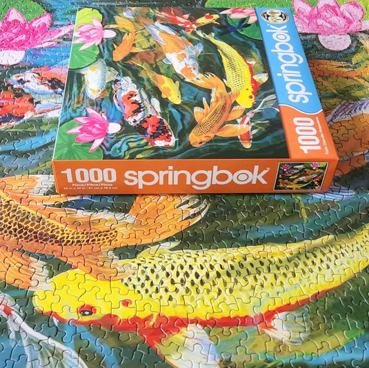 Koi Pond 1000 Piece Jigsaw Puzzle by Springbok