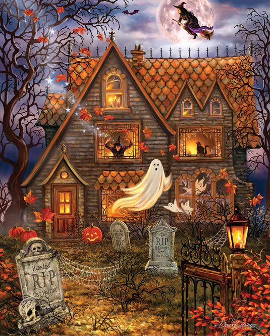 Haunted House 1000 Piece Jigsaw Puzzle by Springbok