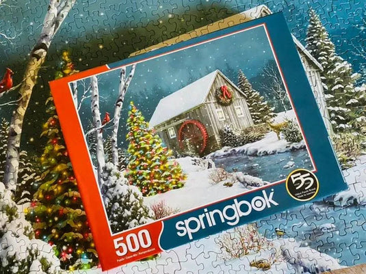 The Falling Snow 500 Piece Jigsaw Puzzle by Springbok