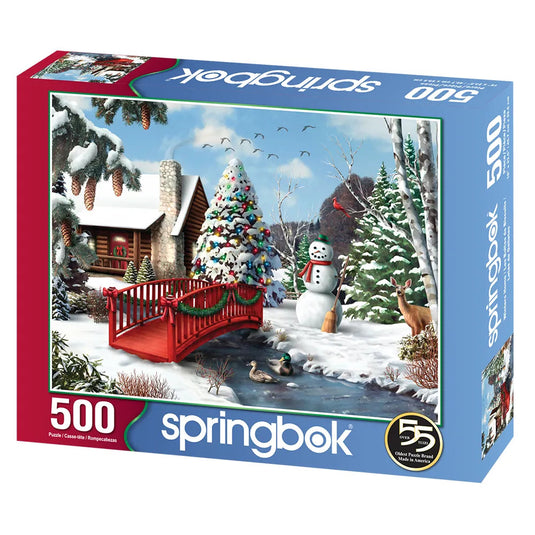 Winters Home 500 Piece Jigsaw Puzzle by Springbok