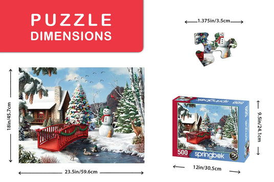 Winters Home 500 Piece Jigsaw Puzzle by Springbok