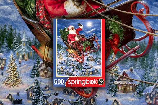 Delivering Christmas 500 Piece Jigsaw Puzzle by Springbok