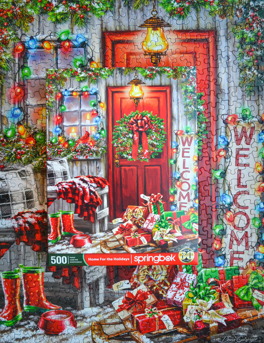 Home for the Holidays 500 Piece Jigsaw Puzzle by Springbok