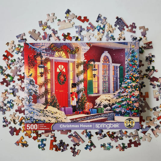 Christmas House 500 Piece Jigsaw Puzzle by Springbok