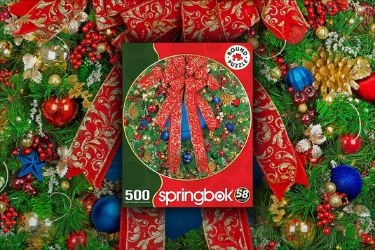 Holiday Wreath 500 Piece Jigsaw Puzzle by Springbok