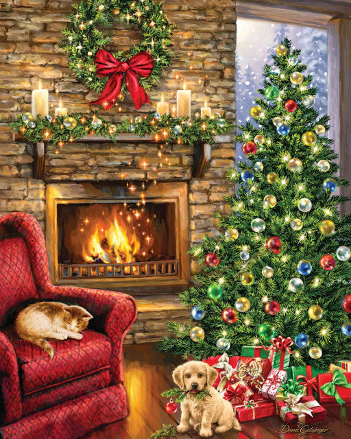 Fireside Christmas 1000 Piece Jigsaw Puzzle by Springbok