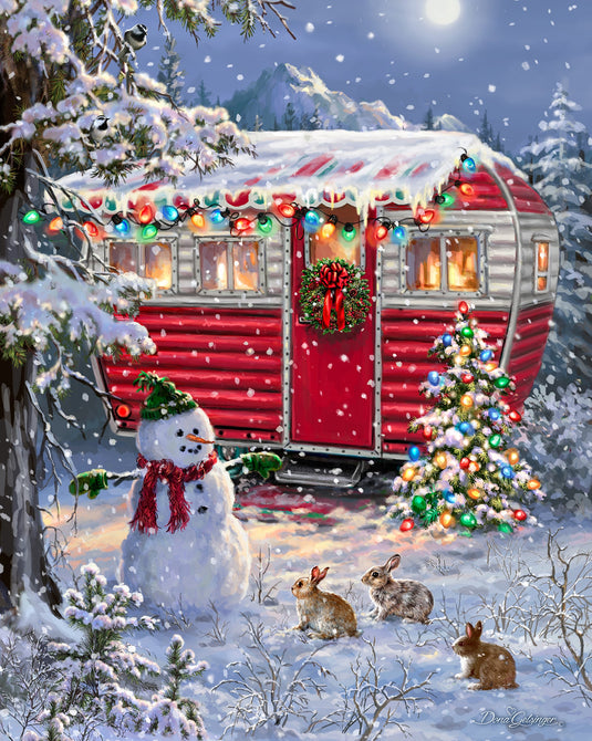 Snowy Retreat 1000 Piece Jigsaw Puzzle by Springbok - 1