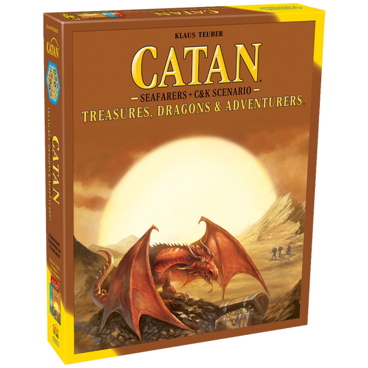 Catan Exp: Treasures, Dragons & Adventurers Board Game Expansion by Catan Studio