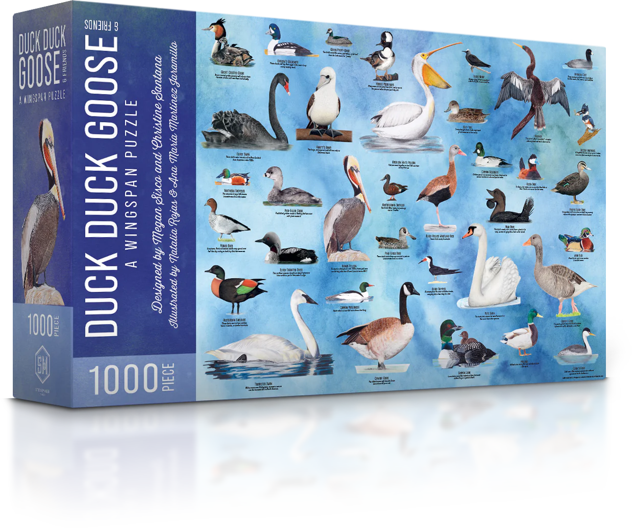 1000-Piece Wingspan Puzzle Board Game Accessory by Stonemaier Games