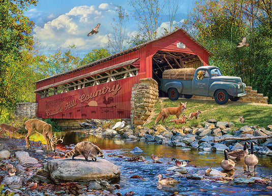 Welcome to Cobble Hill Country 1000 Piece Jigsaw Puzzle by Cobble Hill - 2