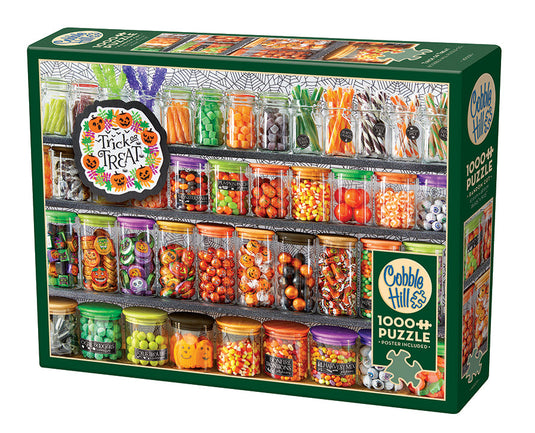 Trick or Treat 1000 Piece Jigsaw Puzzle by Cobble Hill - 1