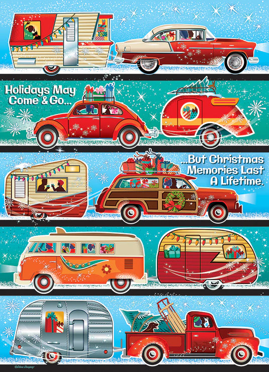 Holiday Hustle 1000 Piece Jigsaw Puzzle by Cobble Hill