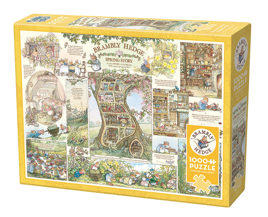 Brambly Hedge Spring Story 1000 Piece Jigsaw Puzzle by Cobble Hill - 1