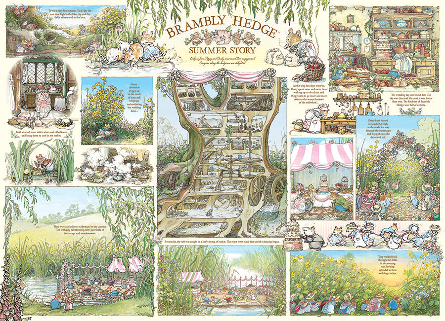 Brambly Hedge Summer Story 1000 Piece Jigsaw Puzzle by Cobble Hill