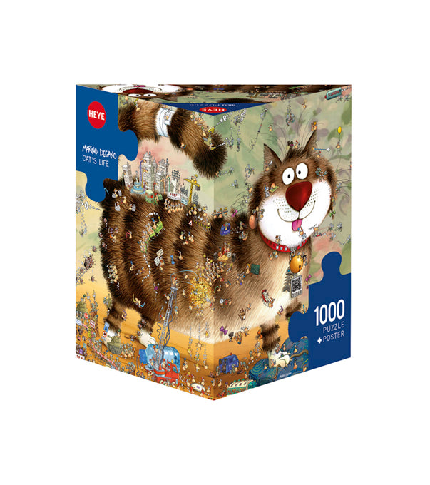 Kat – Life Cat's Life 1000 Piece Jigsaw Puzzle by Heye