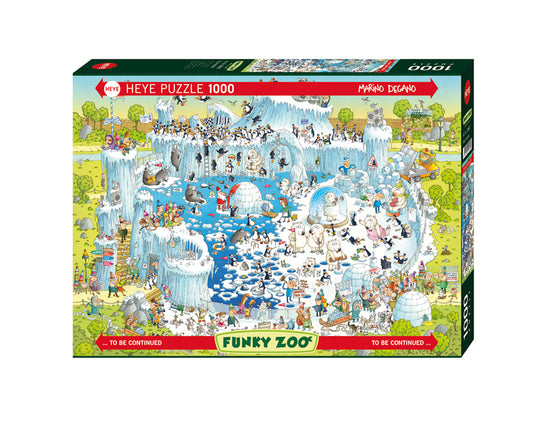 Funky Zoo: Polar Habitat 1000 Piece Jigsaw Puzzle by Heye