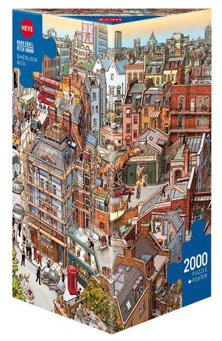 Sherlock & Co 2000 Piece Jigsaw Puzzle by Heye