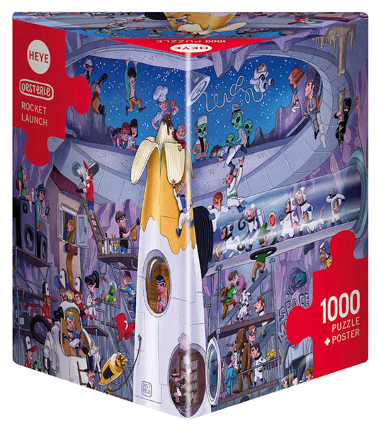 Rocket Launch 1000 Piece Jigsaw Puzzle by Heye