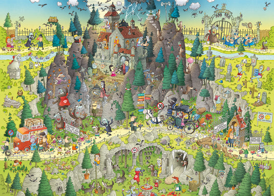 Funky Zoo: Transylvanian Habitat 1000 Piece Jigsaw Puzzle by Heye