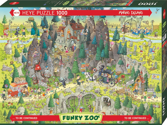 Funky Zoo: Transylvanian Habitat 1000 Piece Jigsaw Puzzle by Heye