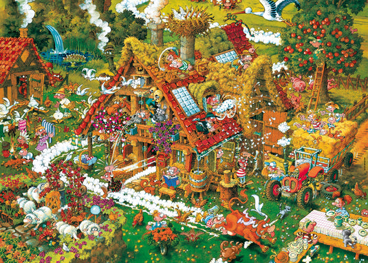 Funny Farm 1000 Piece Jigsaw Puzzle by Heye