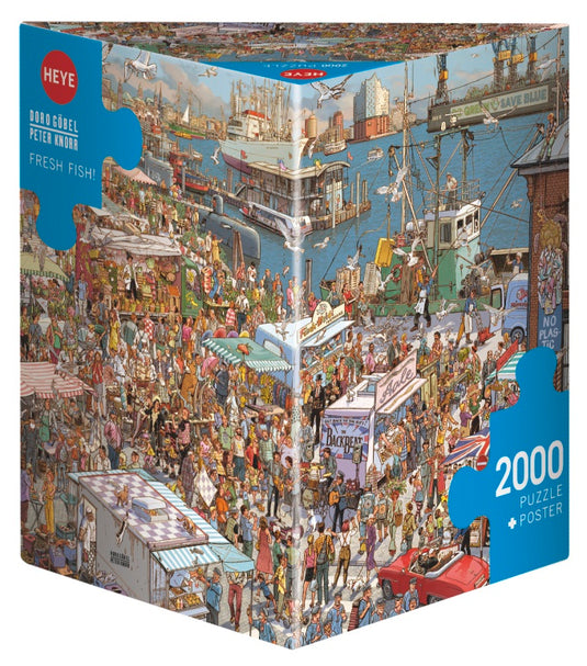 Fresh Fish 2000 Piece Jigsaw Puzzle by Heye