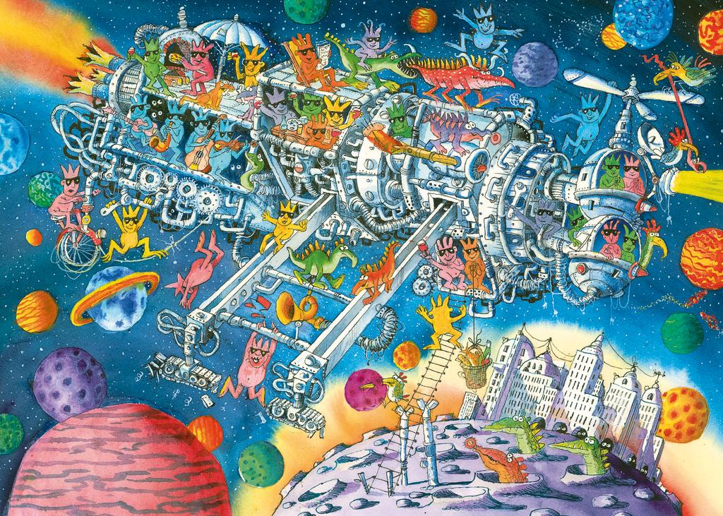 Aliens Welcome!, Paul, TB 1000 Piece Jigsaw Puzzle by Heye