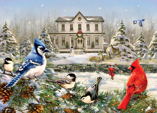 Country House Birds 1000 Piece Jigsaw Puzzle by Cobble Hill - 2