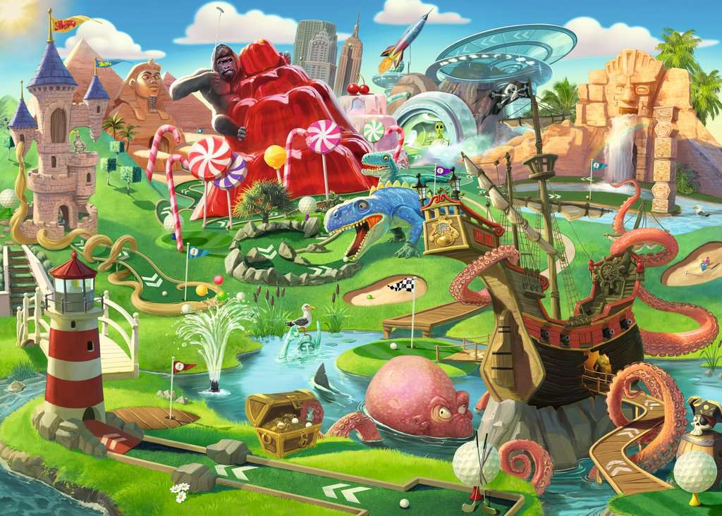 Putt Putt Paradise 500 Piece Large Format by Ravensburger