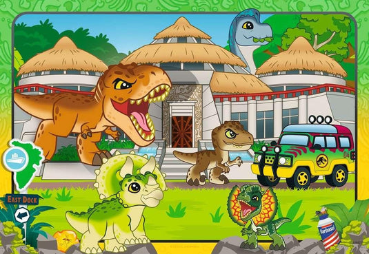 Jurassic World Explorers 2x24 Piece Jigsaw Puzzle by Ravensburger