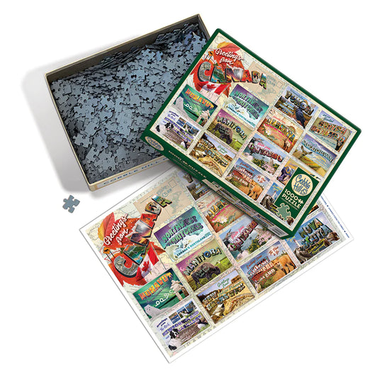 Greetings from Canada 1000 Piece Jigsaw Puzzle by Cobble Hill