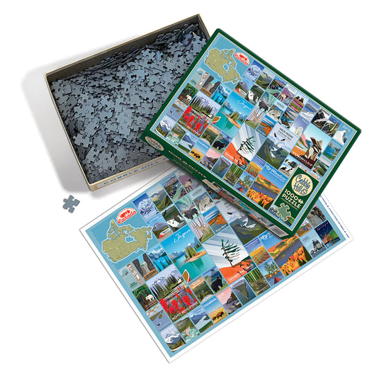 National Parks and Reserves of Canada 1000 Piece Jigsaw Puzzle by Cobble Hill