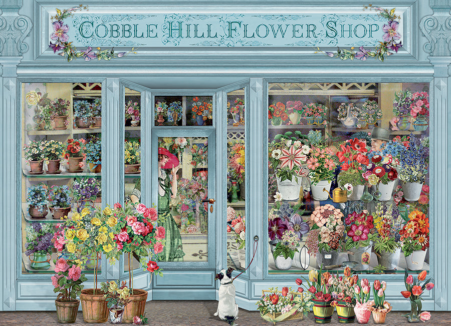 Parisian Flowers 1000 Piece Jigsaw Puzzle by Cobble Hill